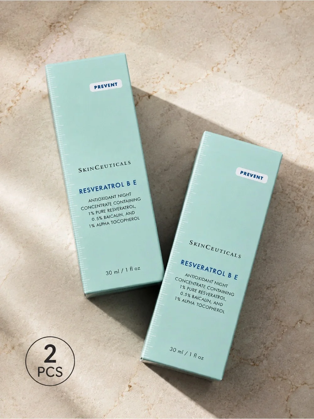 SkinCeuticals Resveratrol B E Antioxidant Night Concentrate - 2 Pack